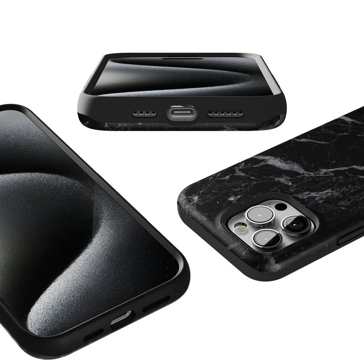 Black Pearl | Classic Black Marble Case - Image 68