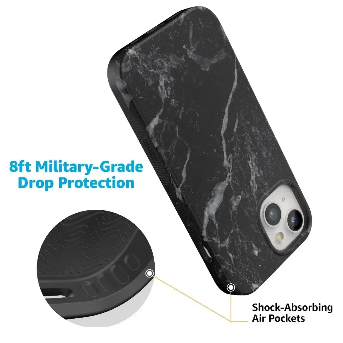 Black Pearl | Classic Black Marble Case - Image 79