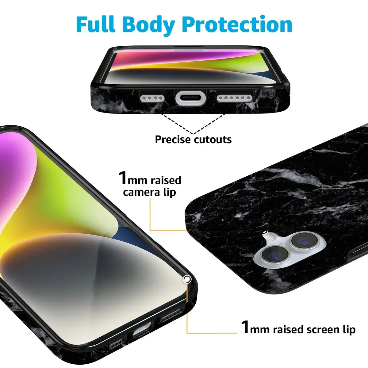 Black Pearl | Classic Black Marble Case - Image 86