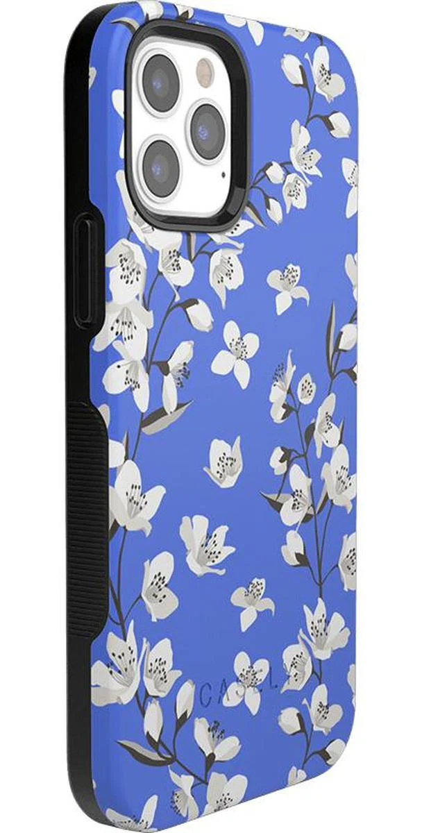 Floral Forest | Blue Cherry Blossom Floral Case - Image 25