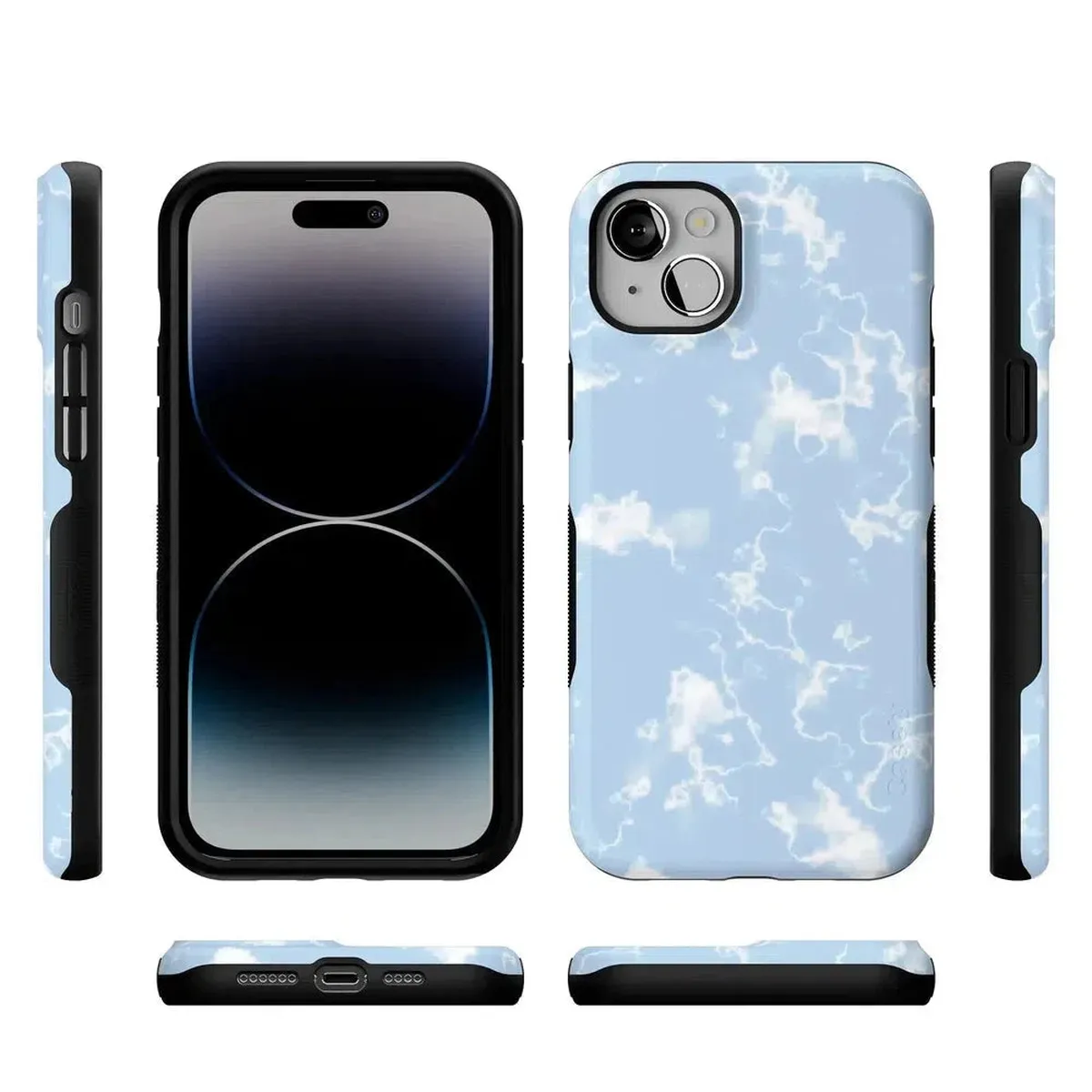 Light Blue Skies | Marble Clouds Case - Image 110