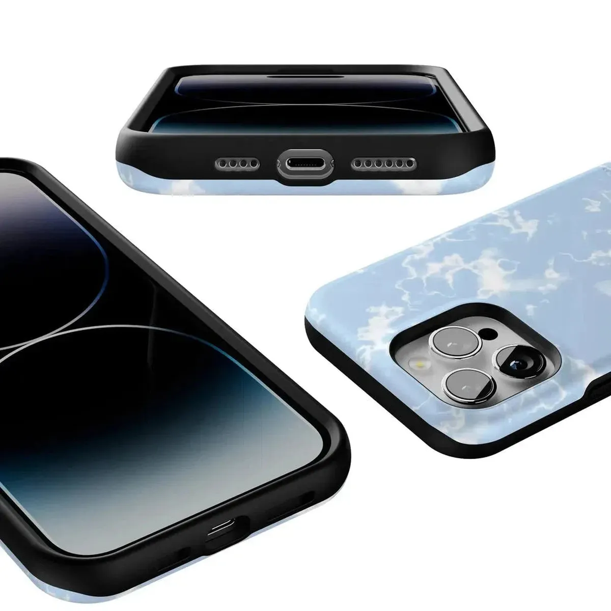 Light Blue Skies | Marble Clouds Case - Image 119