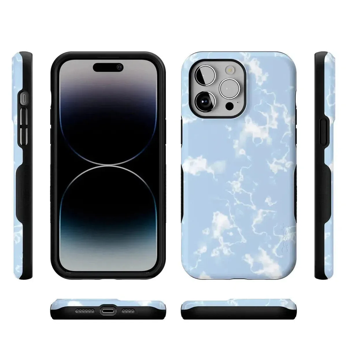 Light Blue Skies | Marble Clouds Case - Image 120