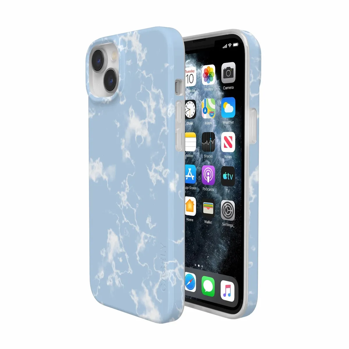 Light Blue Skies | Marble Clouds Case - Image 142