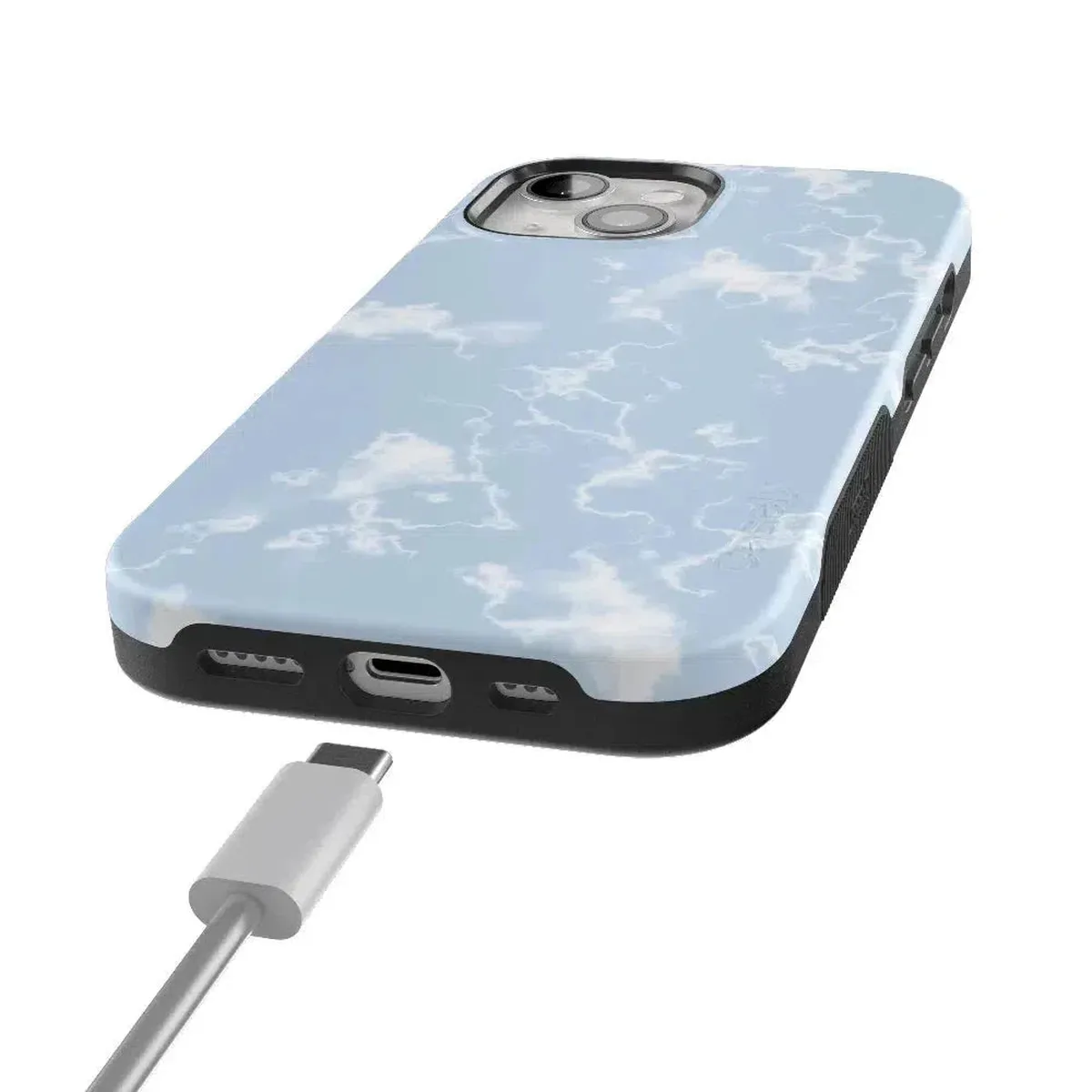 Light Blue Skies | Marble Clouds Case - Image 69