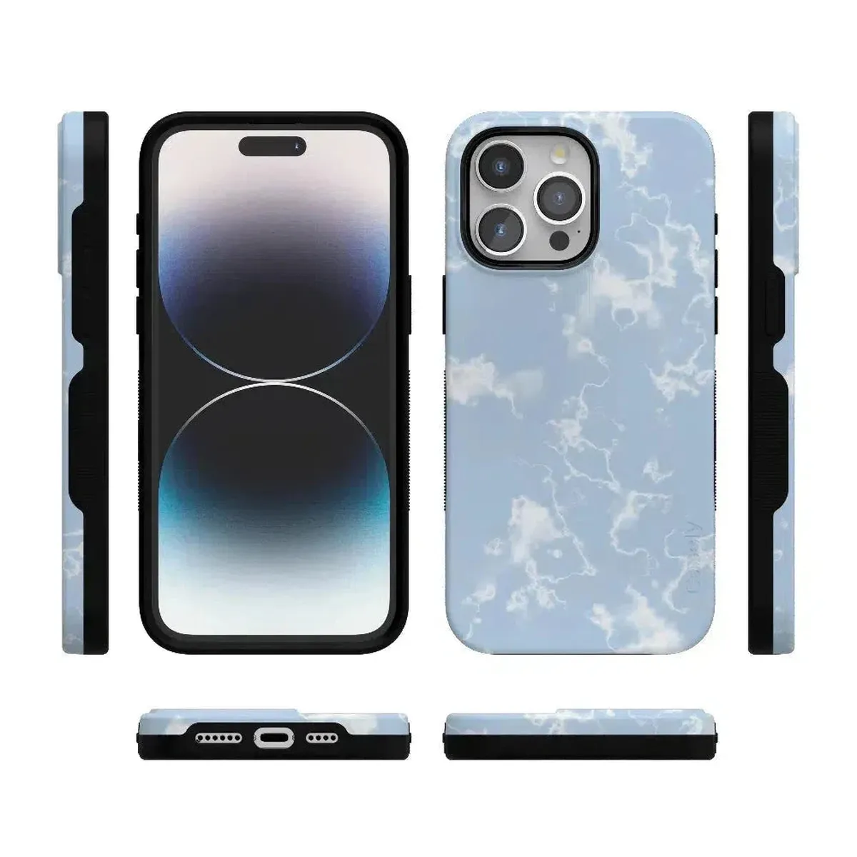 Light Blue Skies | Marble Clouds Case - Image 79