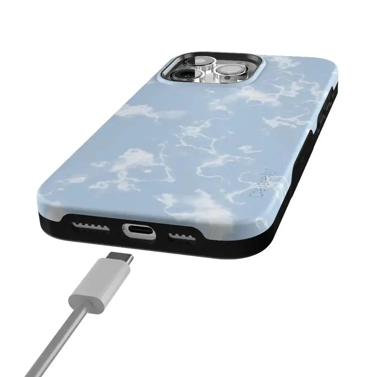 Light Blue Skies | Marble Clouds Case - Image 80