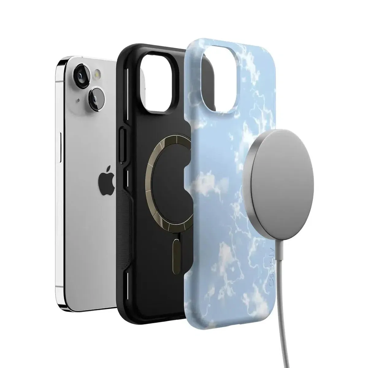 Light Blue Skies | Marble Clouds Case - Image 87