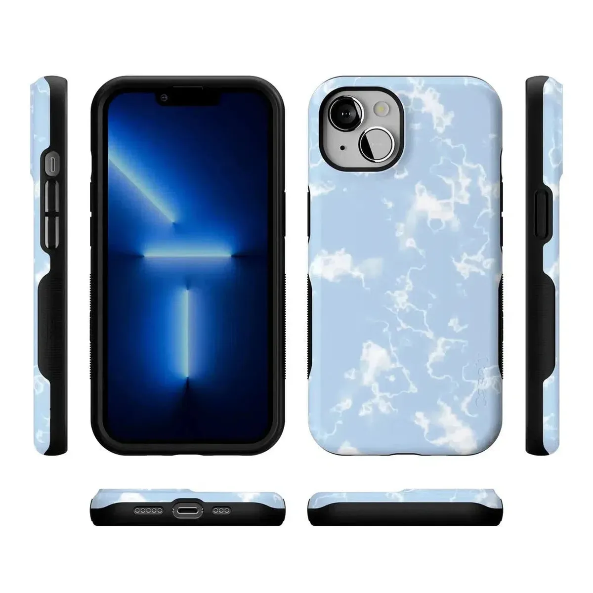 Light Blue Skies | Marble Clouds Case - Image 90