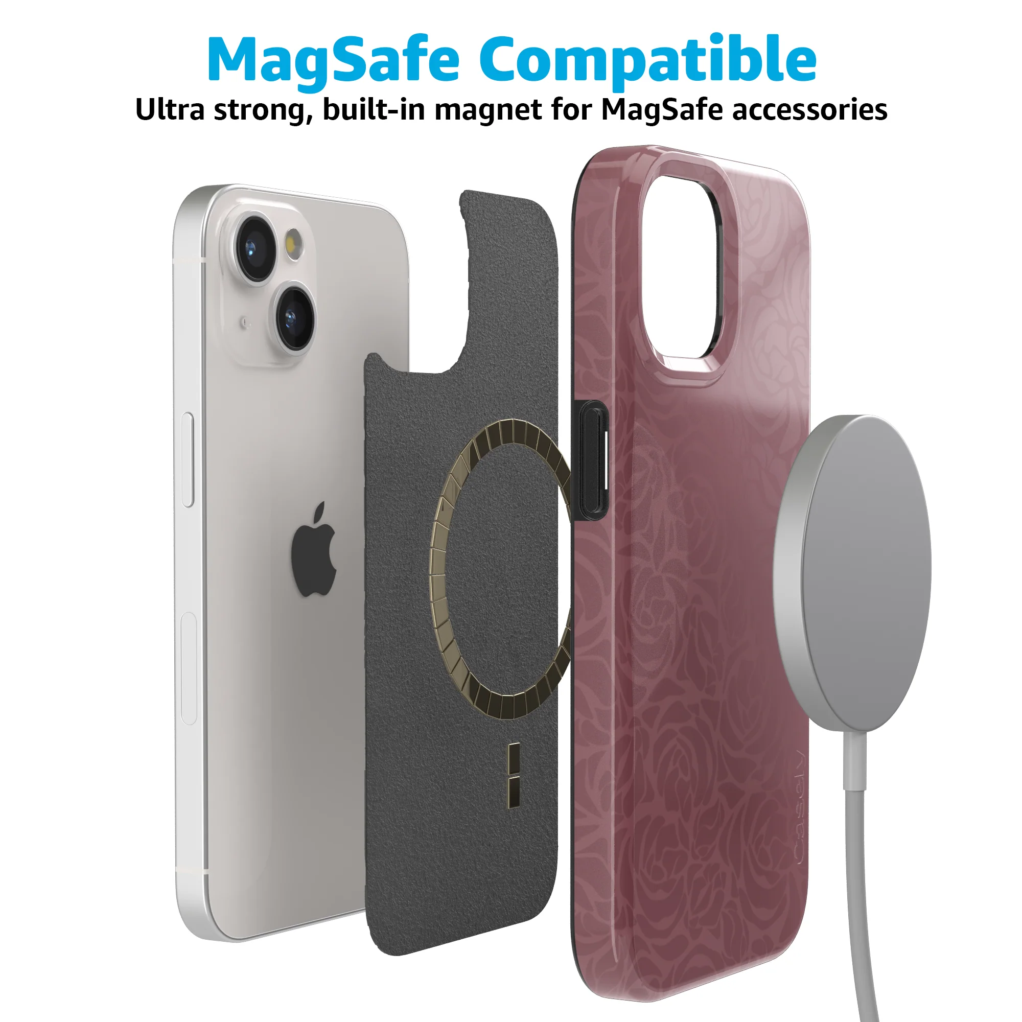 Bordeaux Rose | Moody Monochrome Case - Image 101