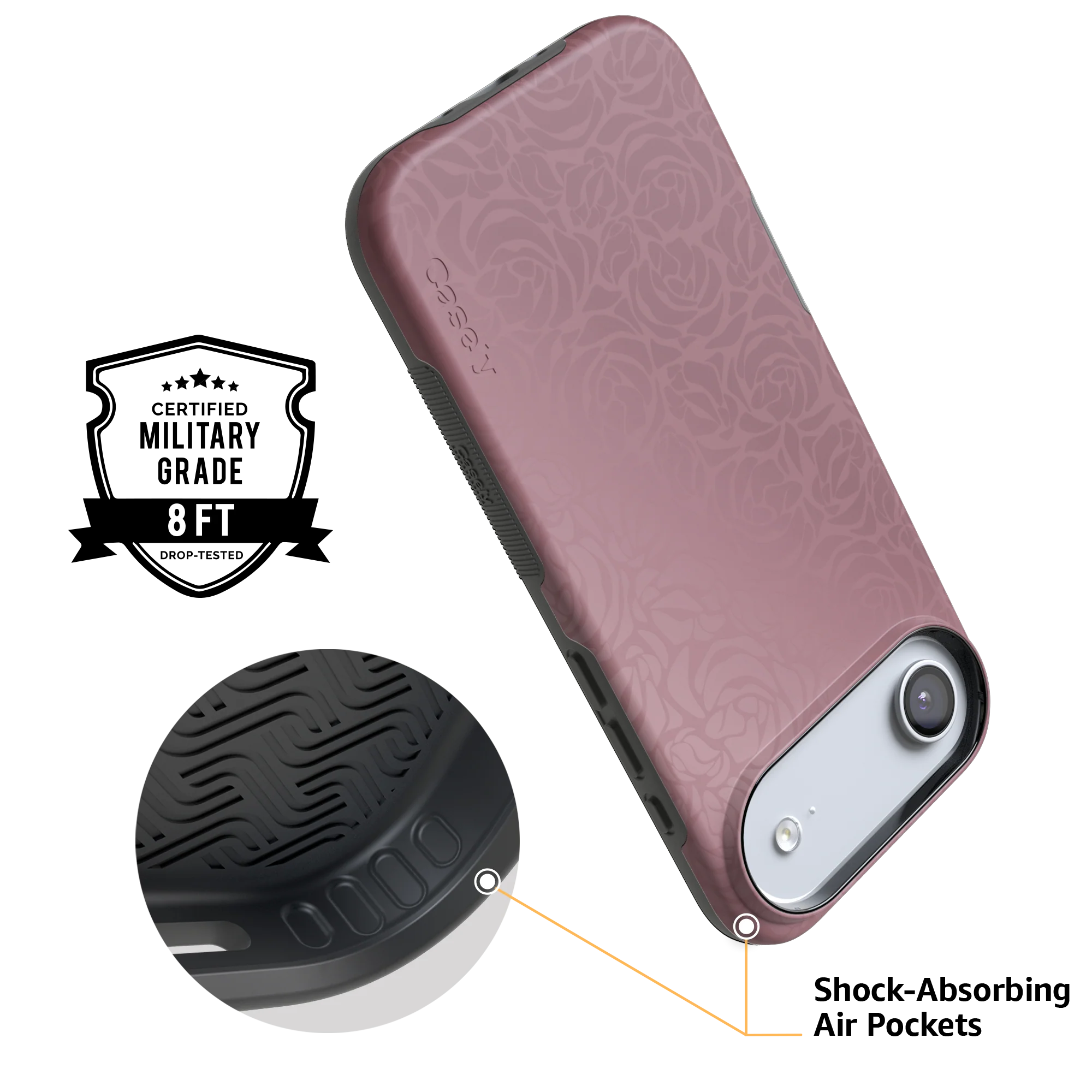 Bordeaux Rose | Moody Monochrome Case - Image 14