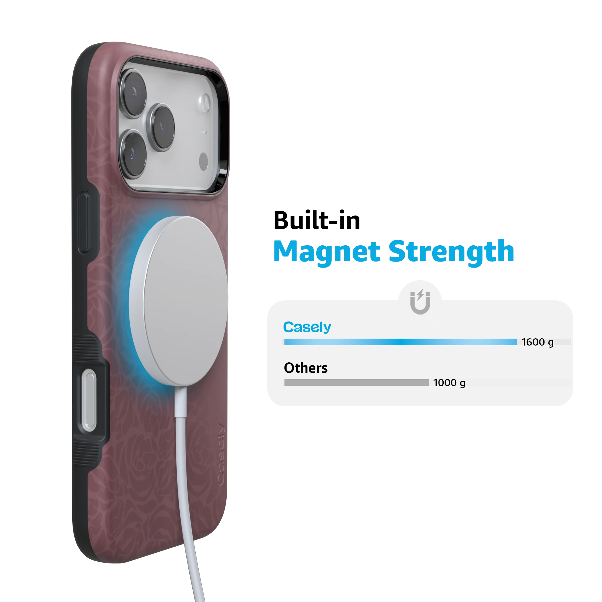 Bordeaux Rose | Moody Monochrome Case - Image 5