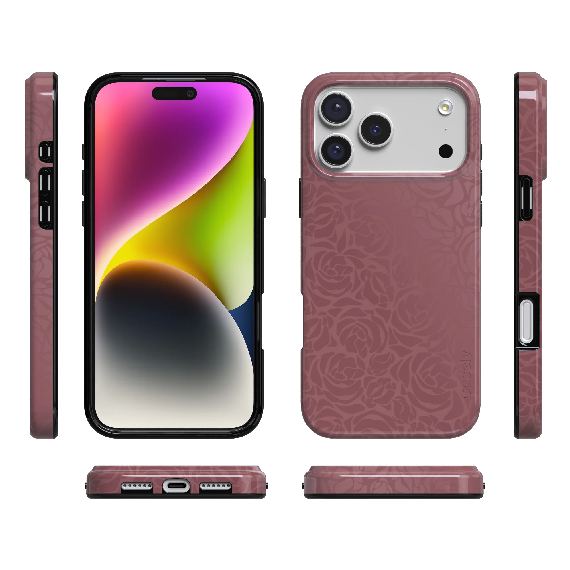 Bordeaux Rose | Moody Monochrome Case - Image 64