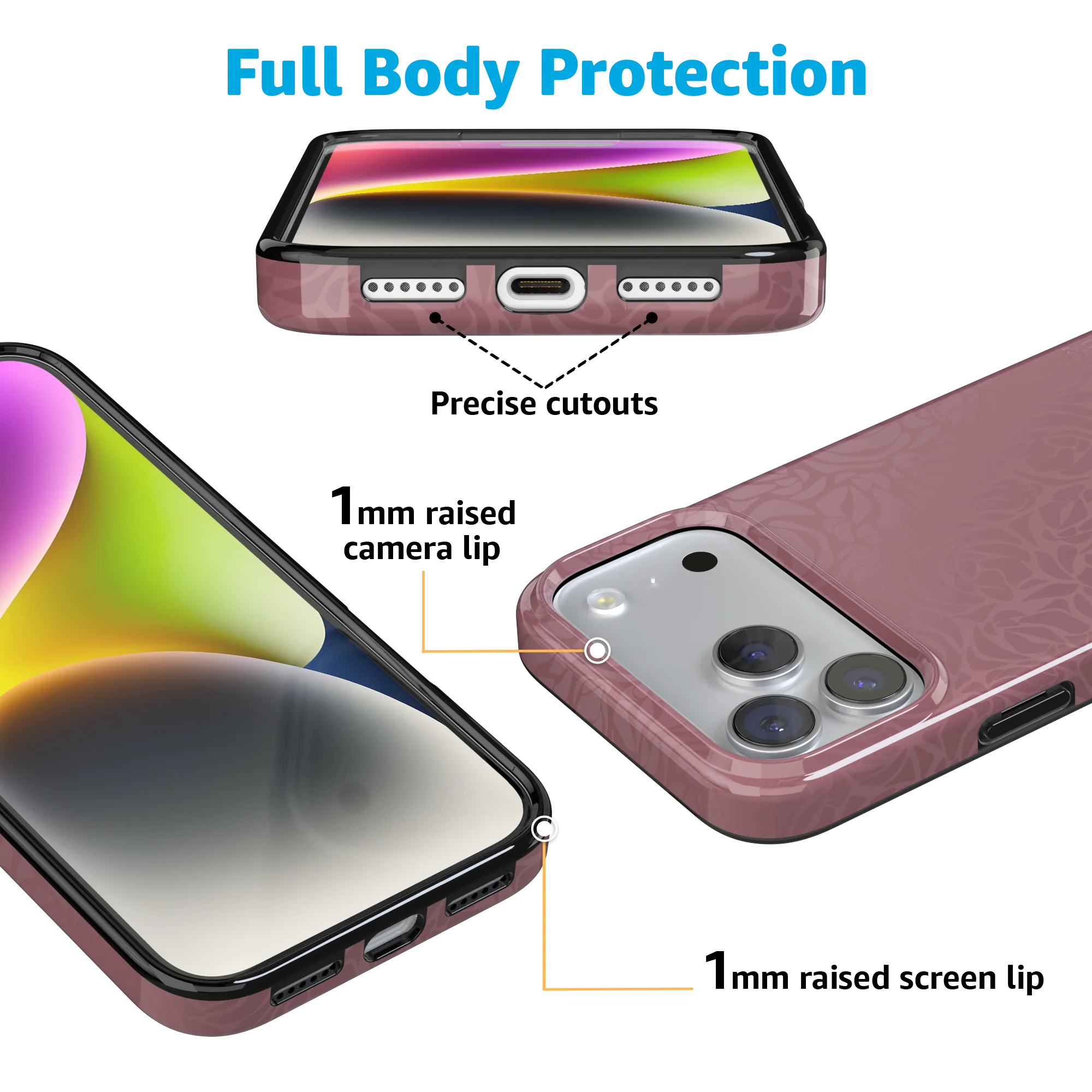 Bordeaux Rose | Moody Monochrome Case - Image 65