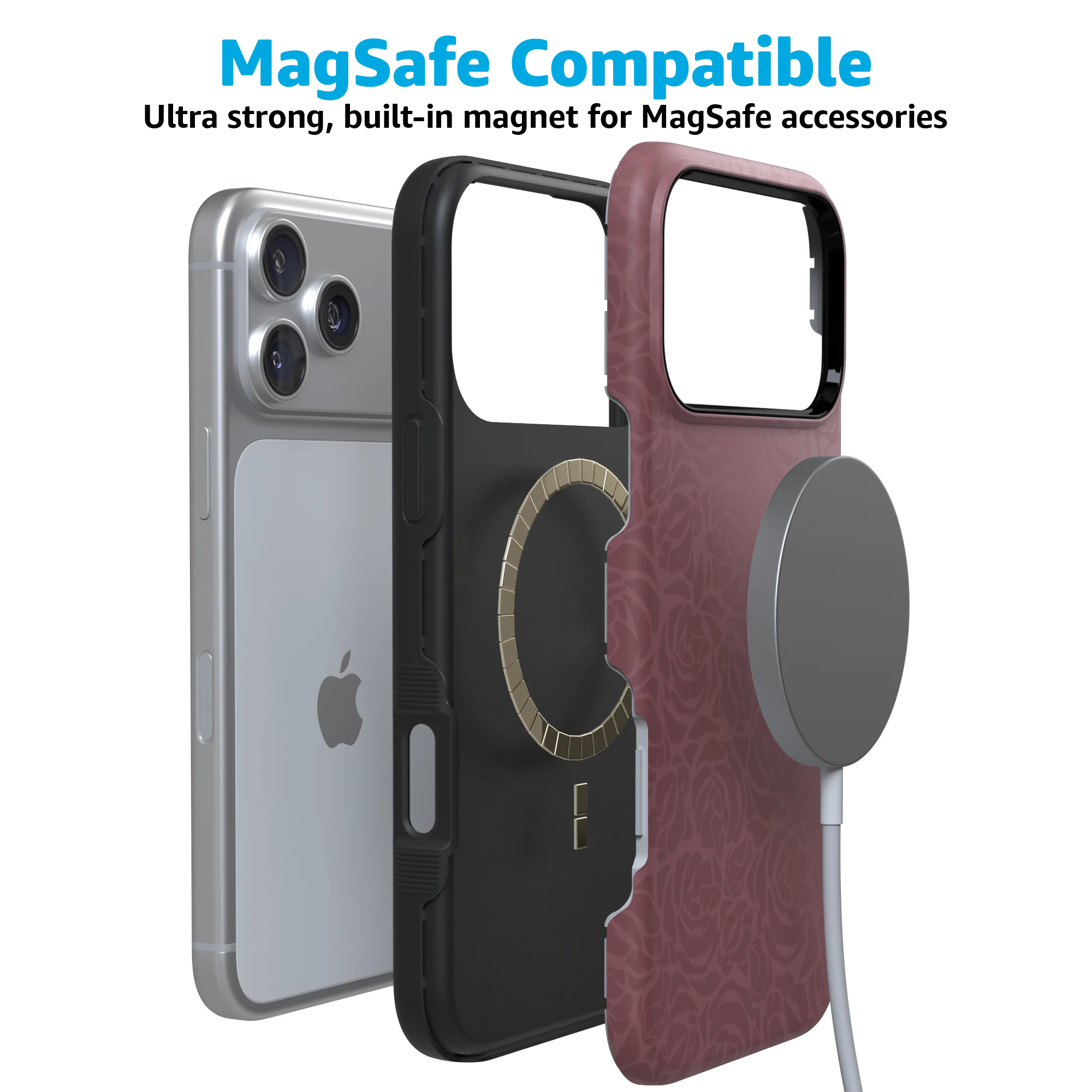 Bordeaux Rose | Moody Monochrome Case - Image 7