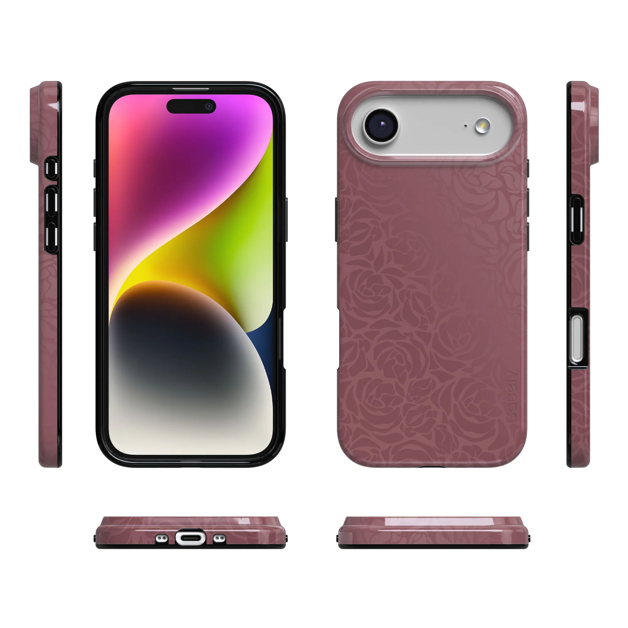 Bordeaux Rose | Moody Monochrome Case - Image 74