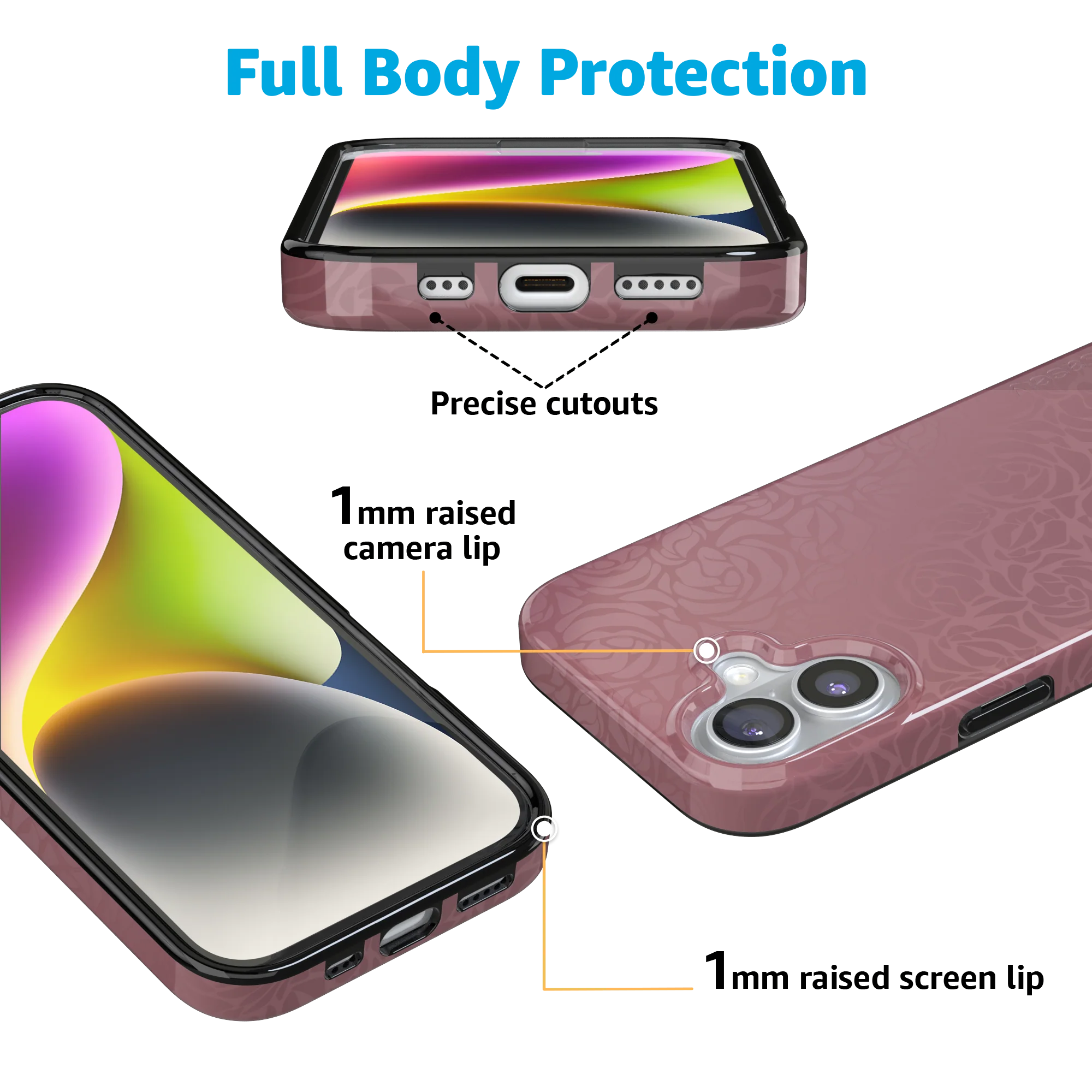 Bordeaux Rose | Moody Monochrome Case - Image 79