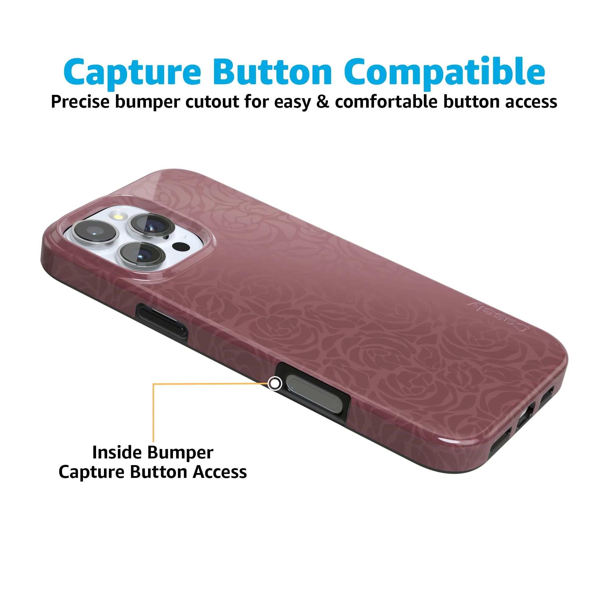 Bordeaux Rose | Moody Monochrome Case - Image 87