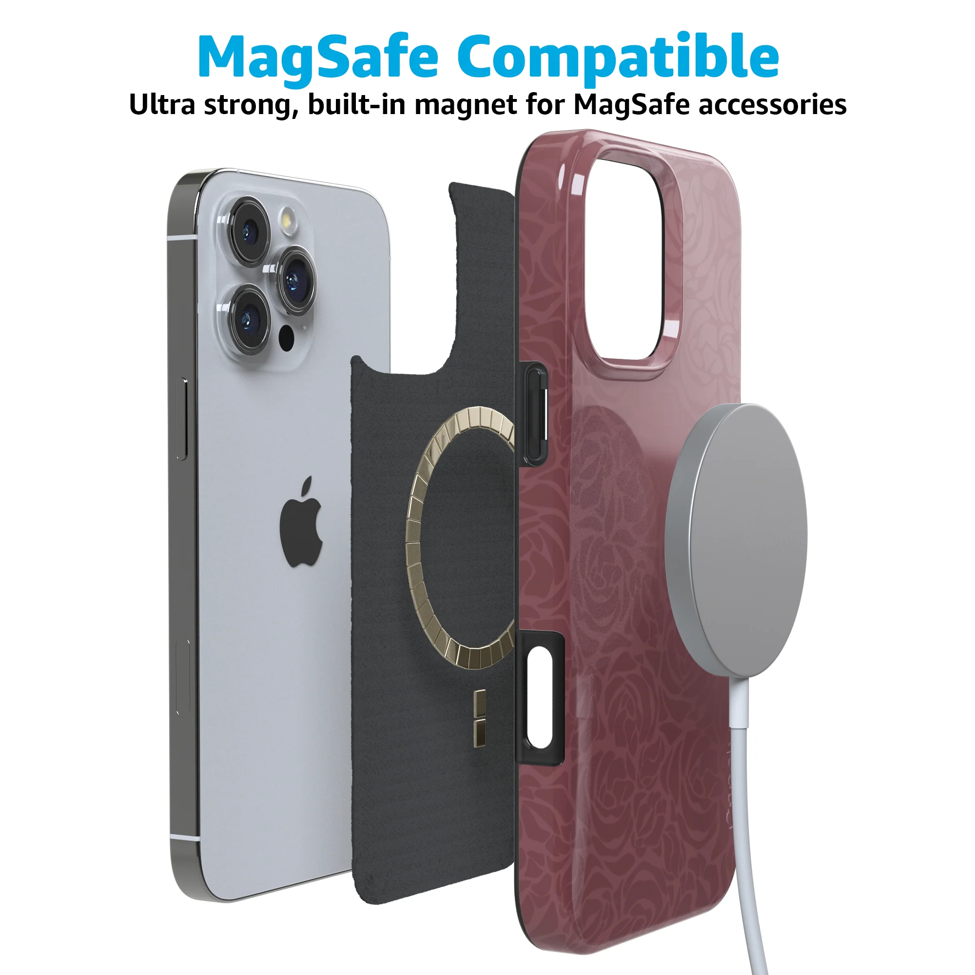 Bordeaux Rose | Moody Monochrome Case - Image 88