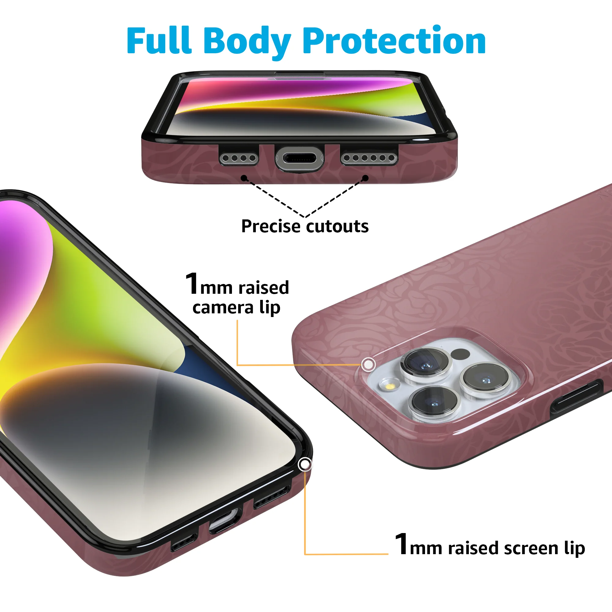 Bordeaux Rose | Moody Monochrome Case - Image 90