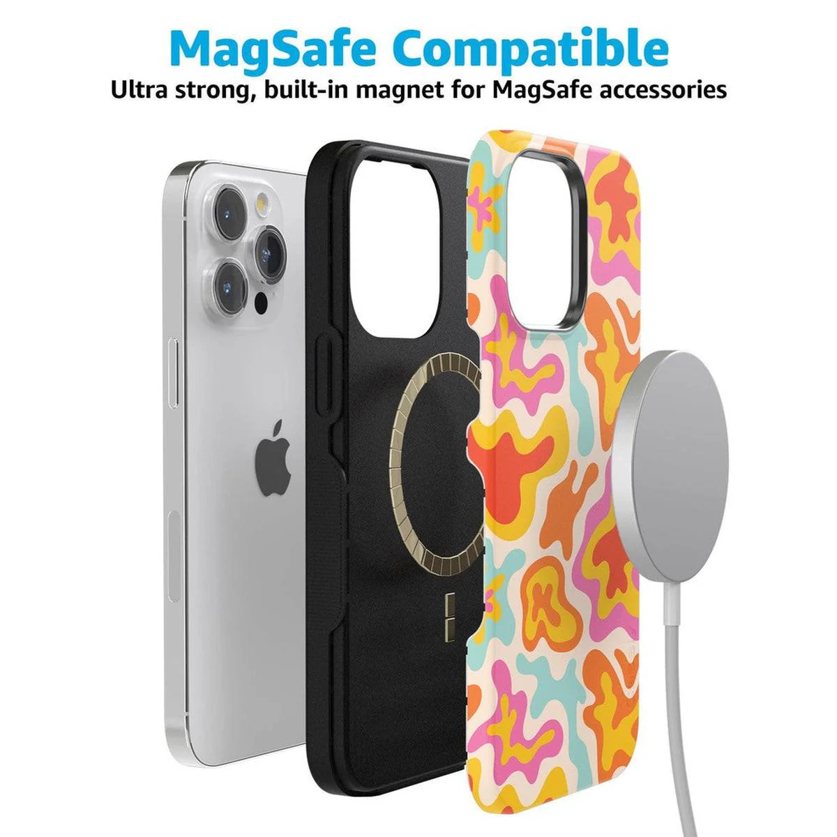 Tropical Color Splash | Abstract Retro Case - Image 101