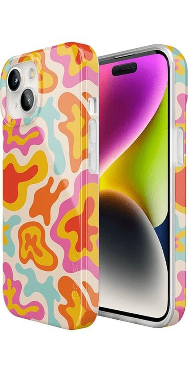 Tropical Color Splash | Abstract Retro Case - Image 116