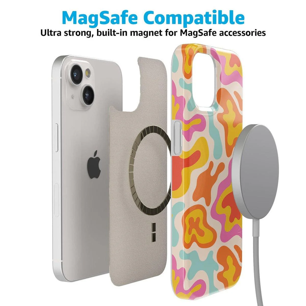 Tropical Color Splash | Abstract Retro Case - Image 120