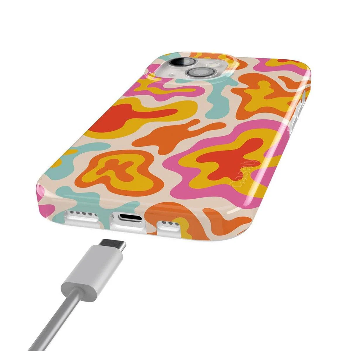 Tropical Color Splash | Abstract Retro Case - Image 121