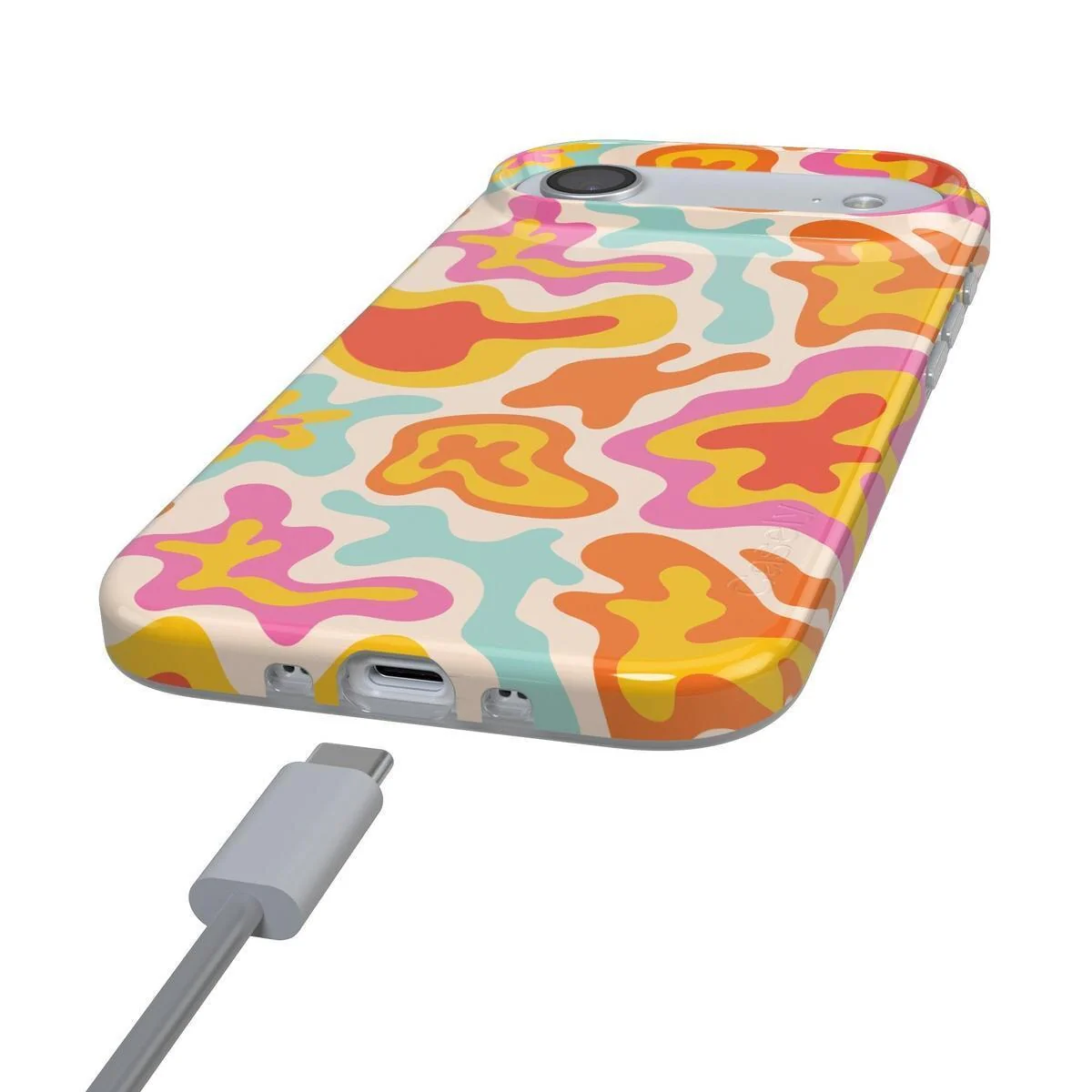 Tropical Color Splash | Abstract Retro Case - Image 149