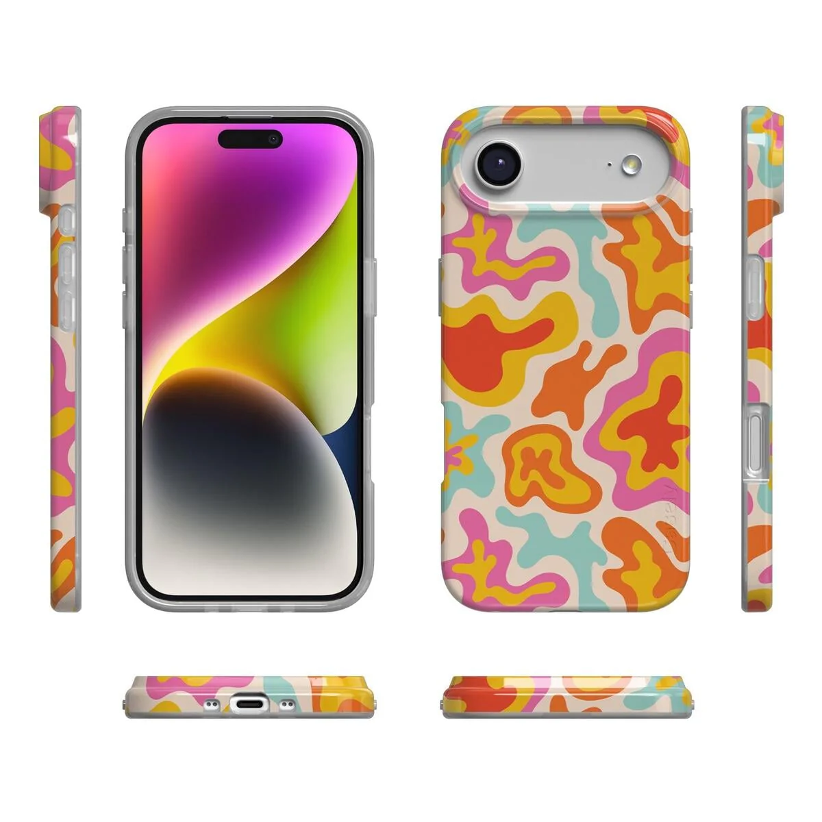 Tropical Color Splash | Abstract Retro Case - Image 153