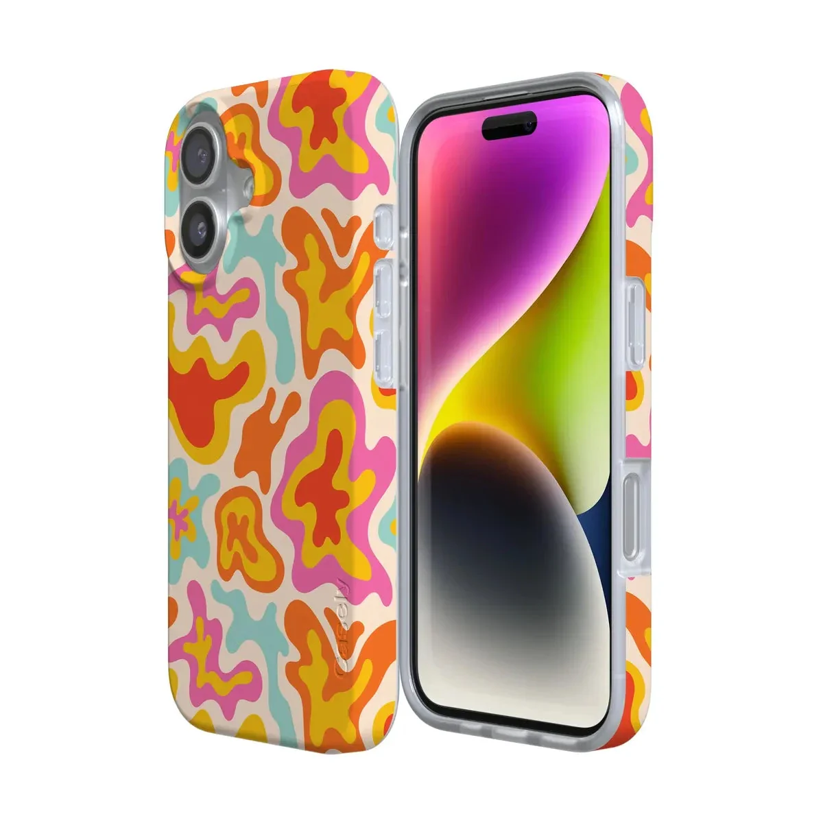 Tropical Color Splash | Abstract Retro Case - Image 172