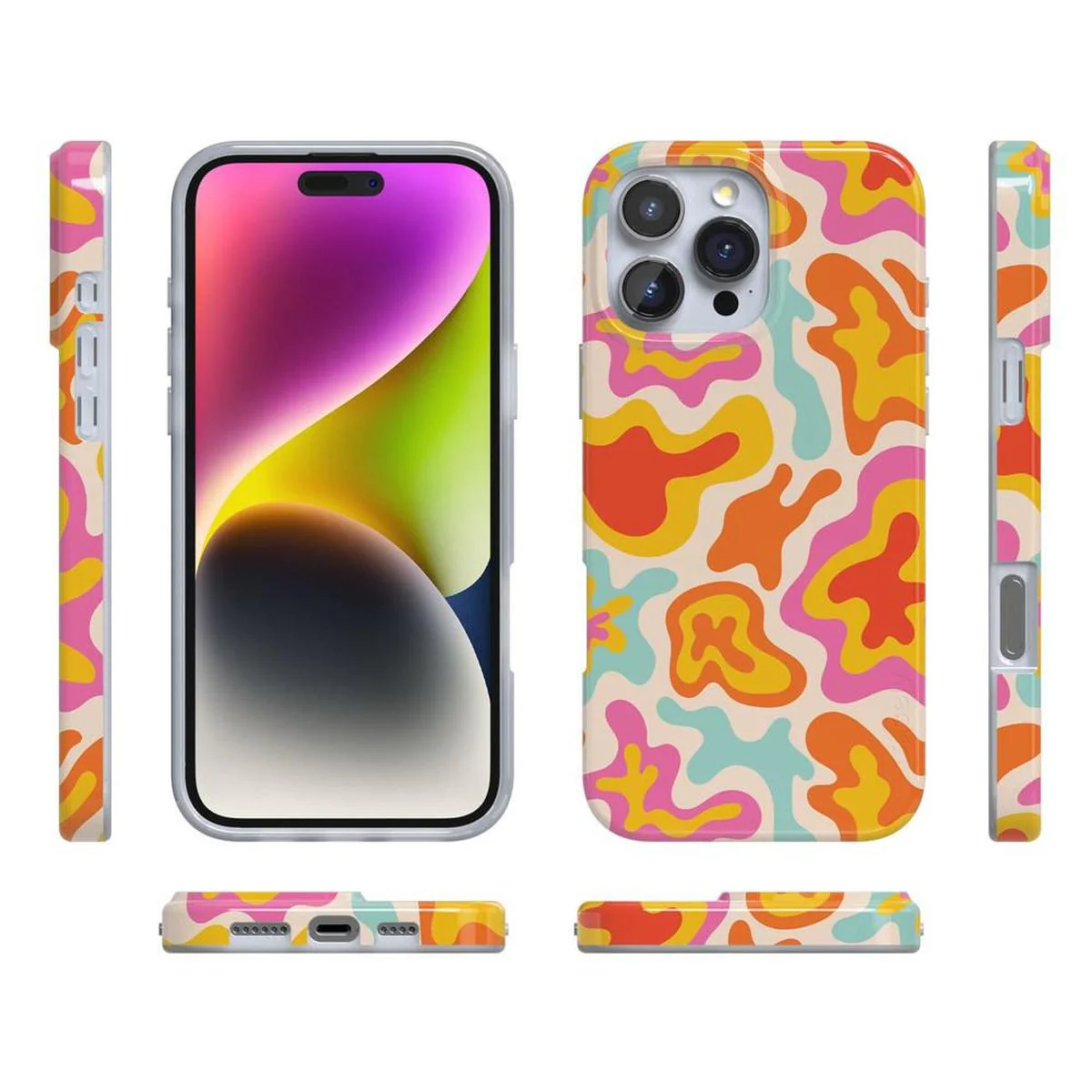 Tropical Color Splash | Abstract Retro Case - Image 19
