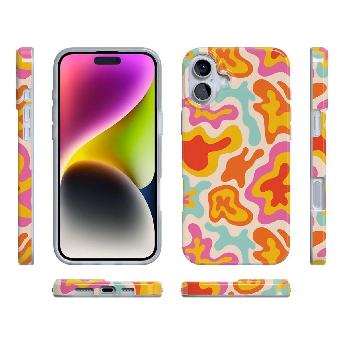 Tropical Color Splash | Abstract Retro Case - Image 28
