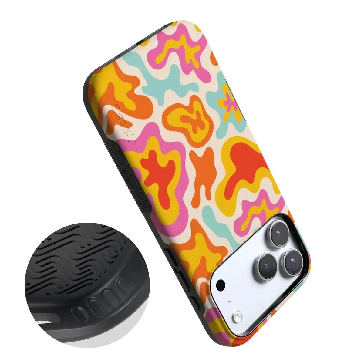 Tropical Color Splash | Abstract Retro Case - Image 8