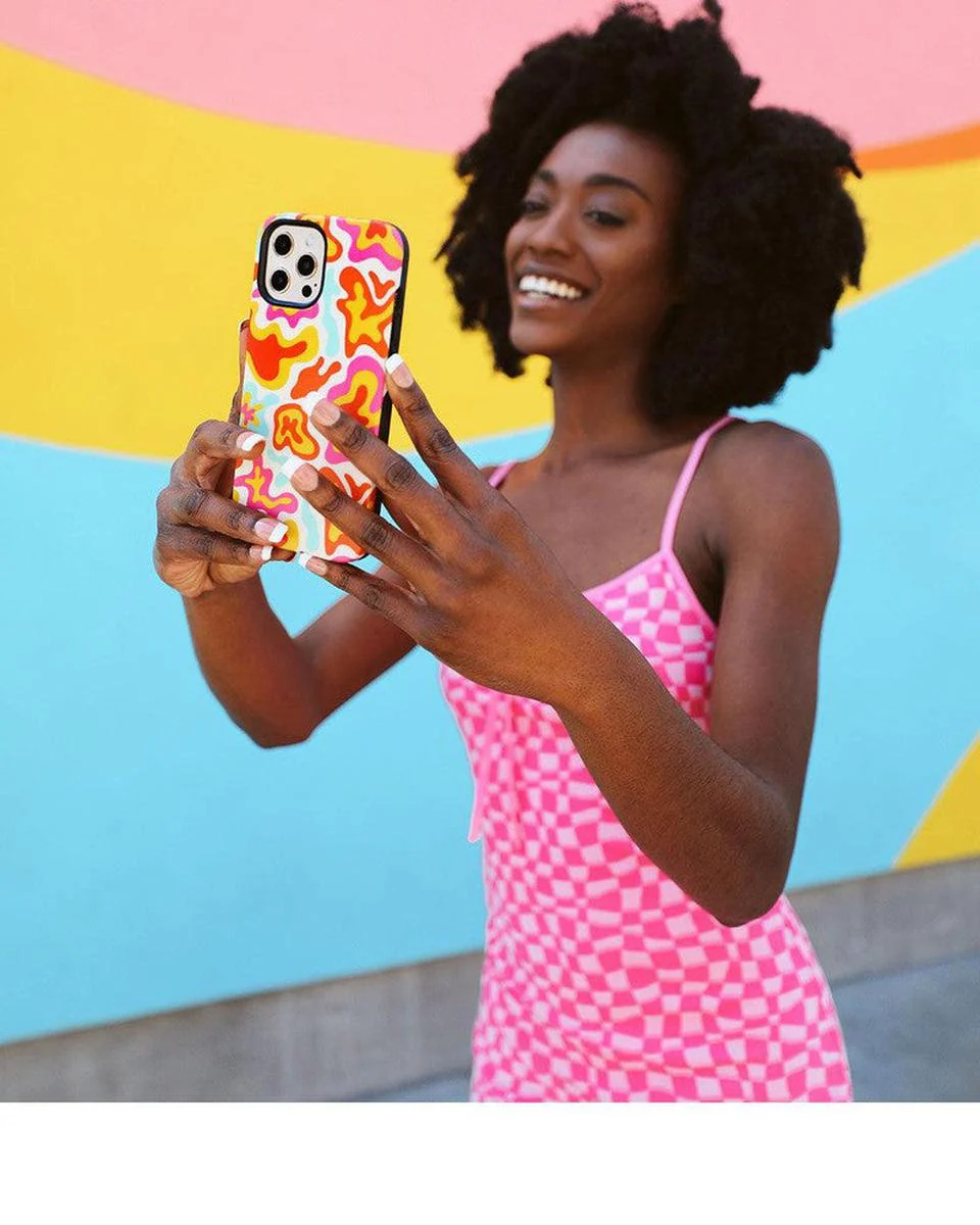 Tropical Color Splash | Abstract Retro Case - Image 93