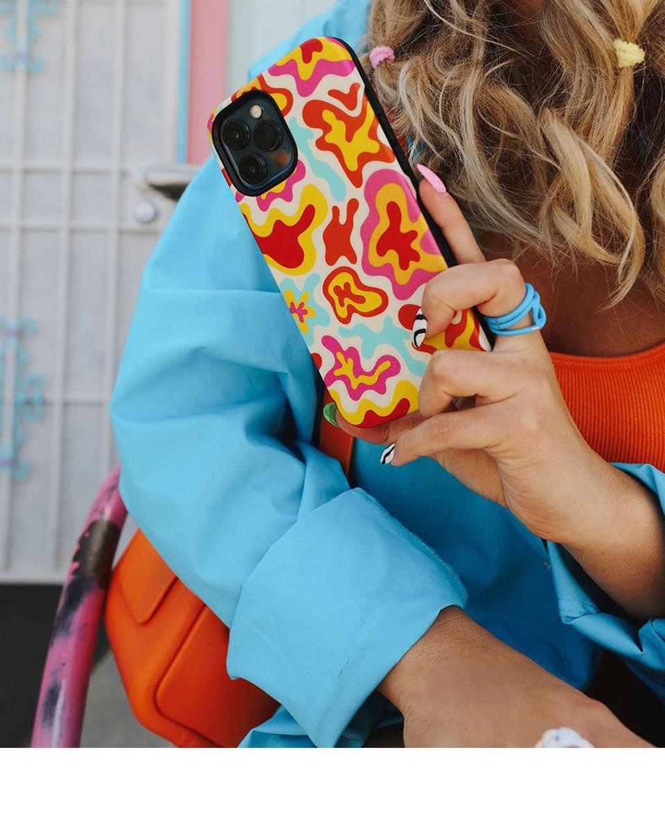 Tropical Color Splash | Abstract Retro Case - Image 94