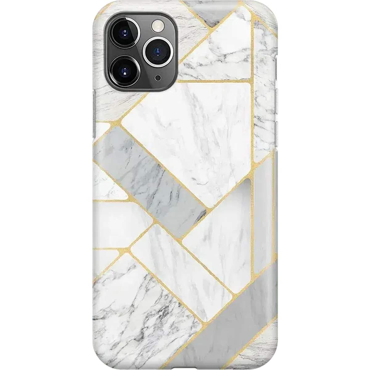 Sharp Lines | Geo White and Gold Marble Case - Image 16