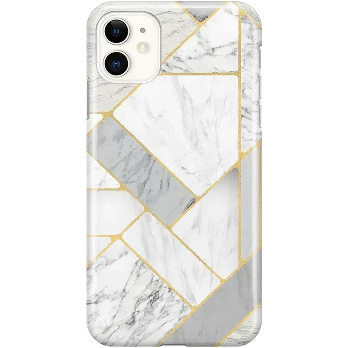 Sharp Lines | Geo White and Gold Marble Case - Image 19