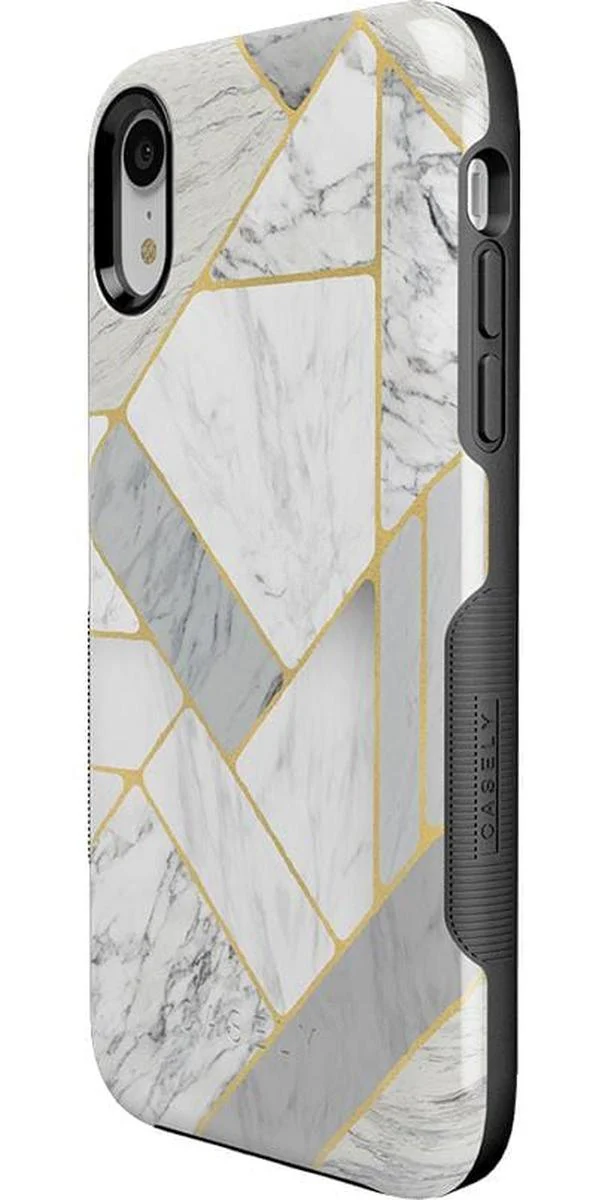 Sharp Lines | Geo White and Gold Marble Case - Image 38