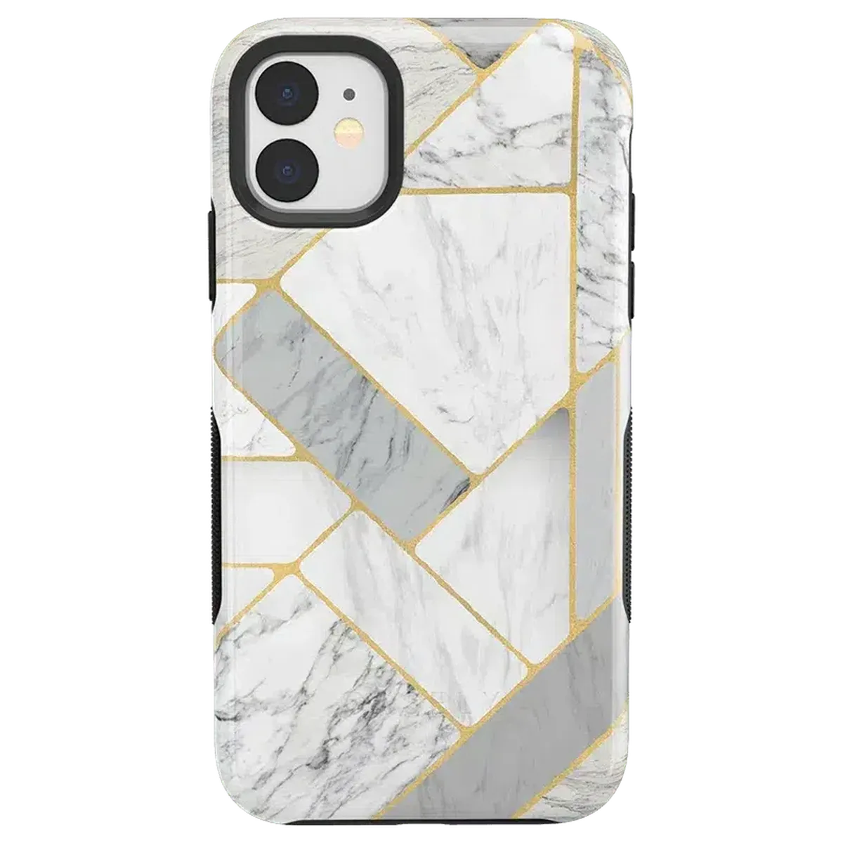 Sharp Lines | Geo White and Gold Marble Case - Image 43