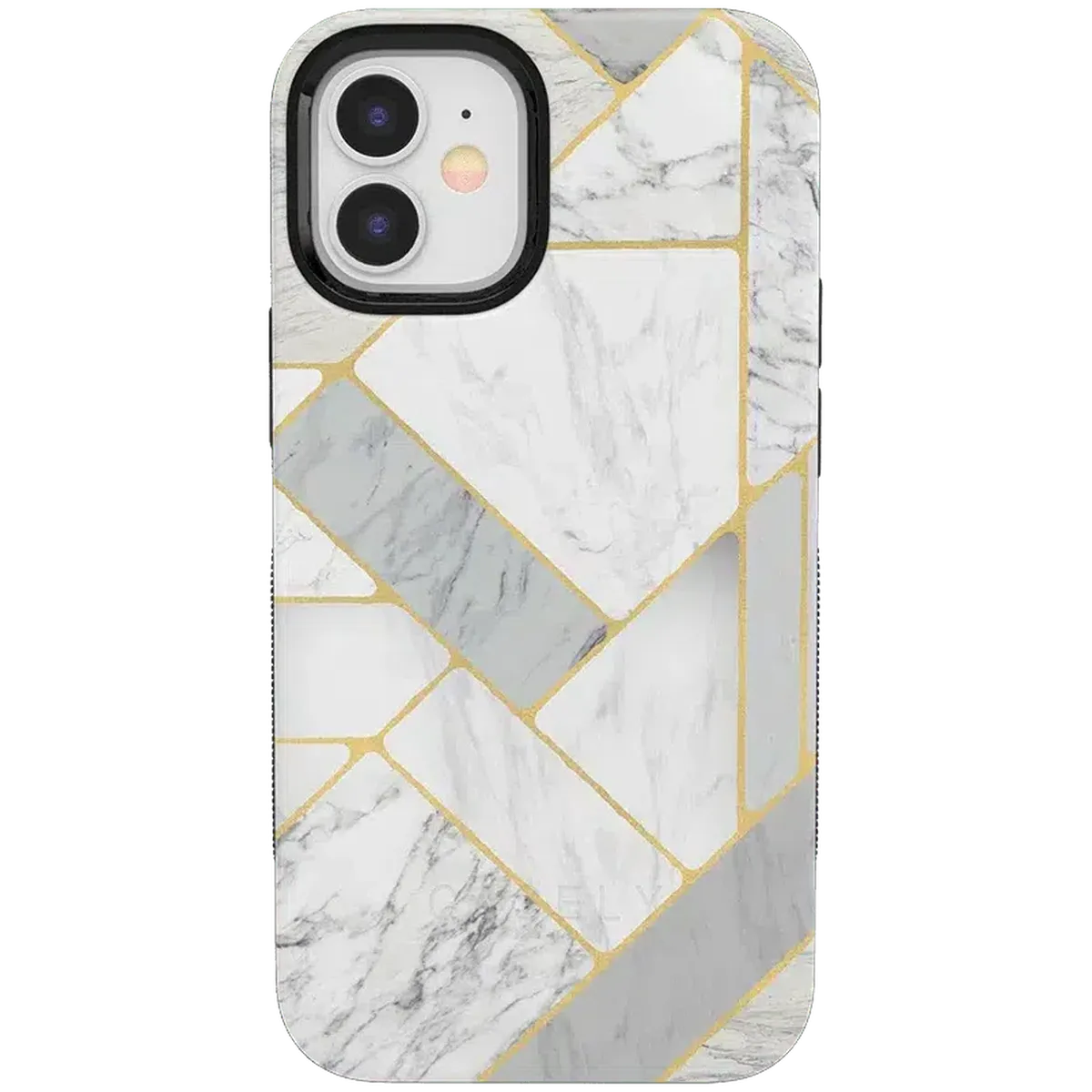 Sharp Lines | Geo White and Gold Marble Case - Image 46