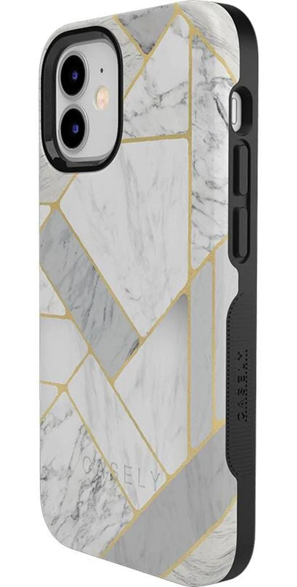 Sharp Lines | Geo White and Gold Marble Case - Image 47