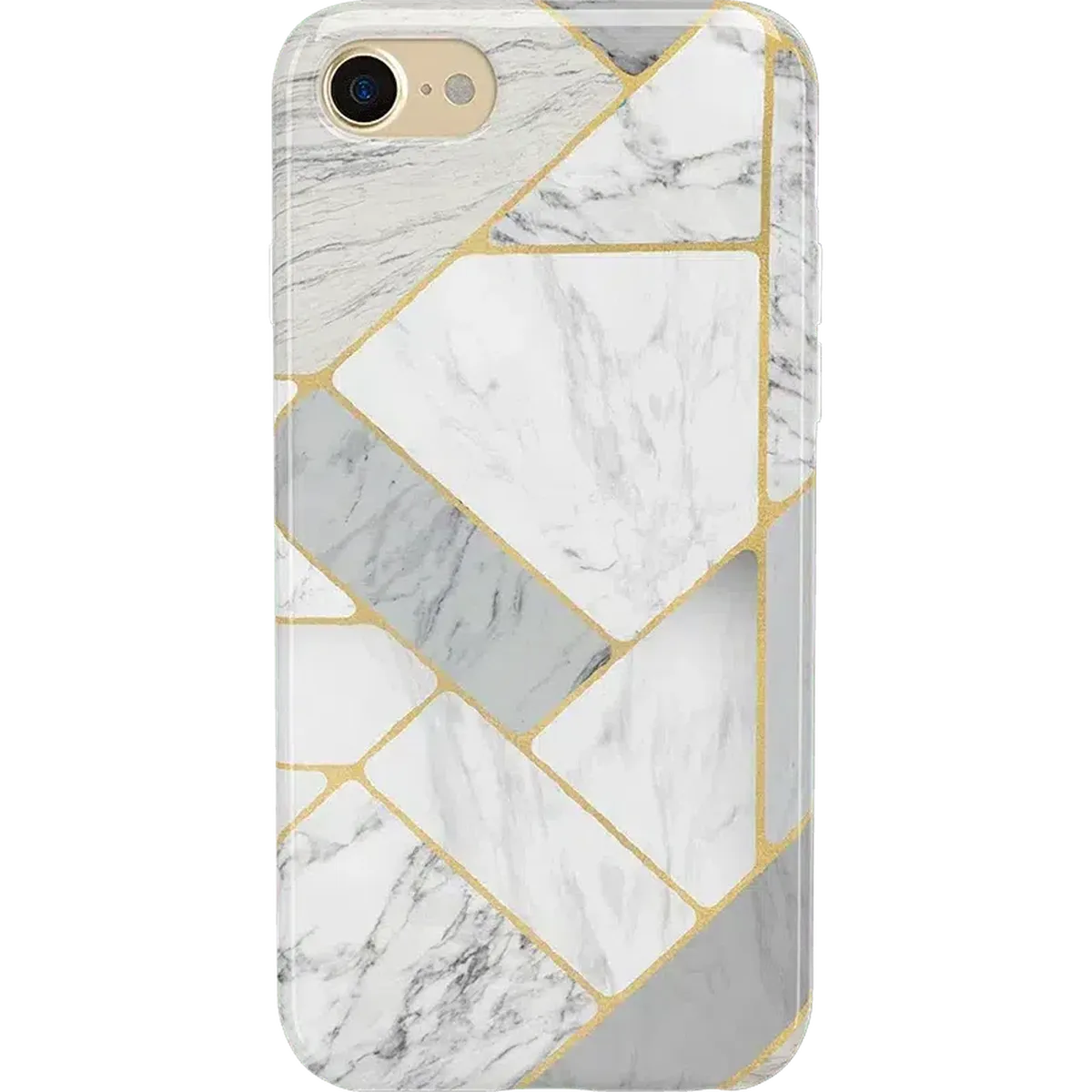 Sharp Lines | Geo White and Gold Marble Case - Image 7