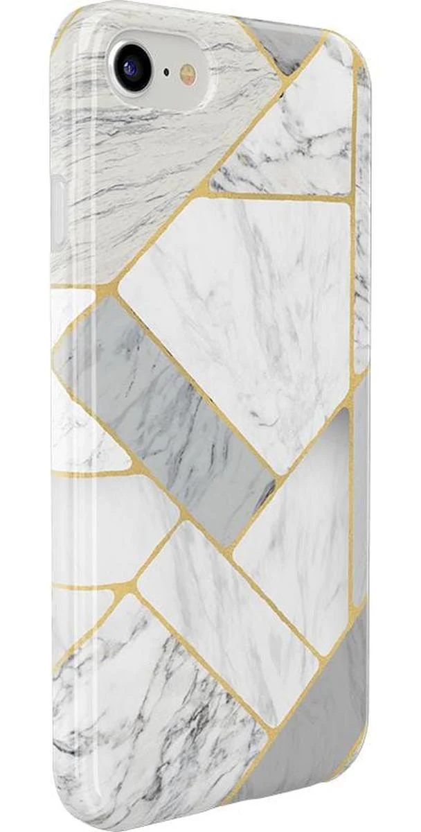 Sharp Lines | Geo White and Gold Marble Case - Image 8