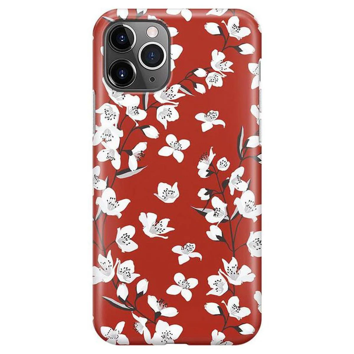 Floral Forest | Red Cherry Blossom Floral Case - Image 13