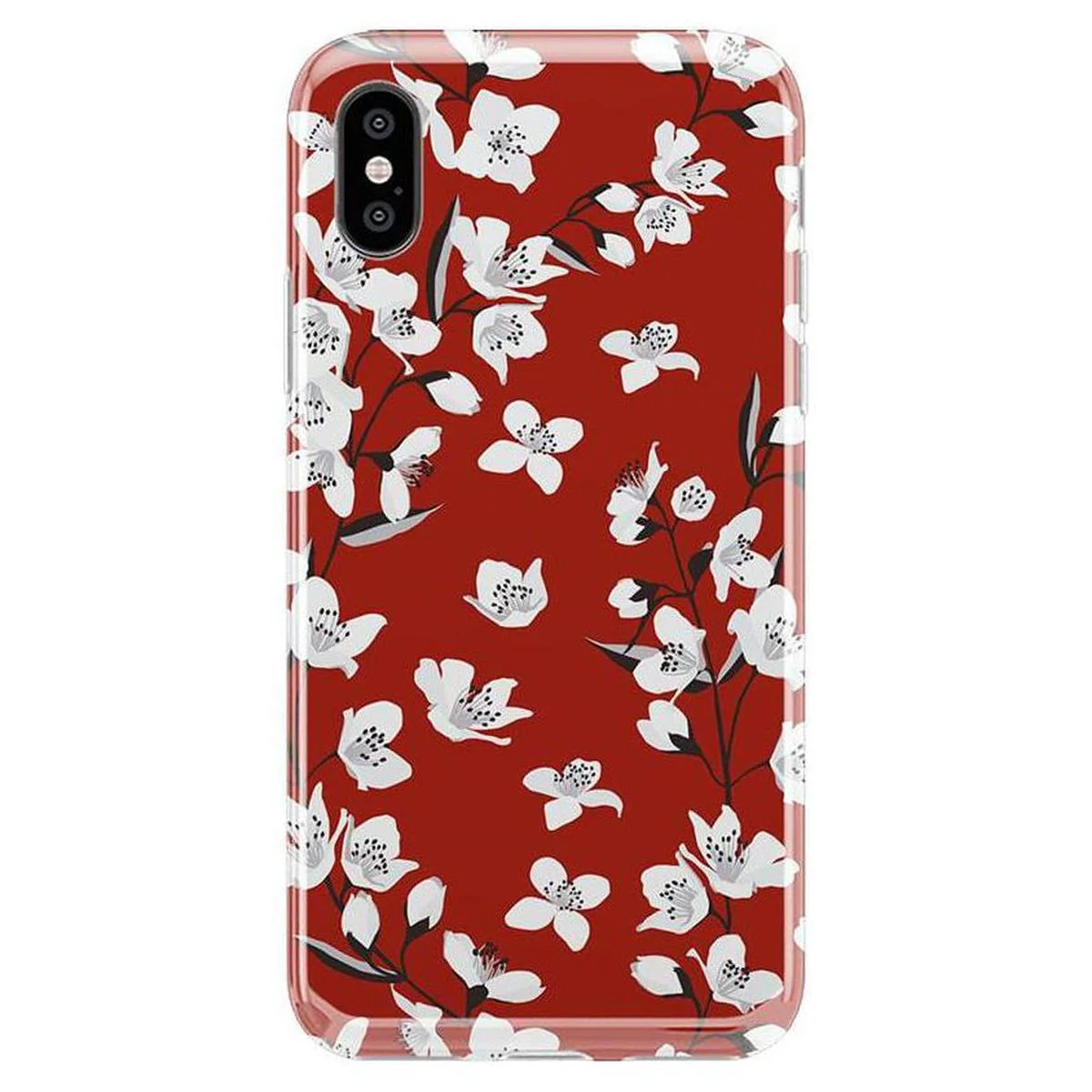 Floral Forest | Red Cherry Blossom Floral Case - Image 22