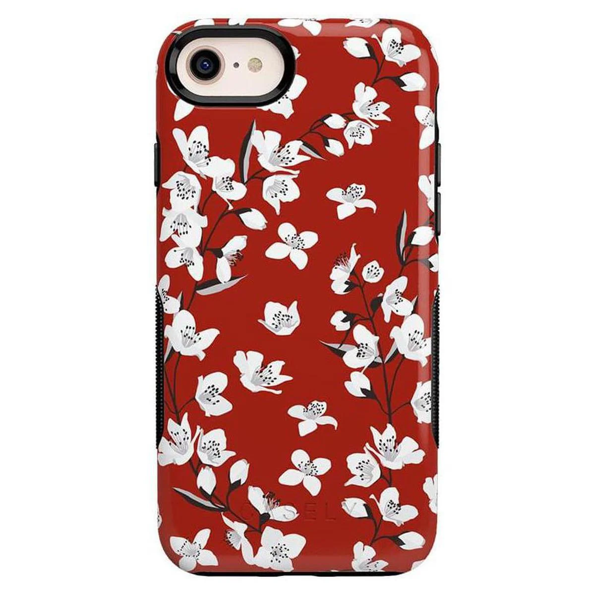 Floral Forest | Red Cherry Blossom Floral Case - Image 25