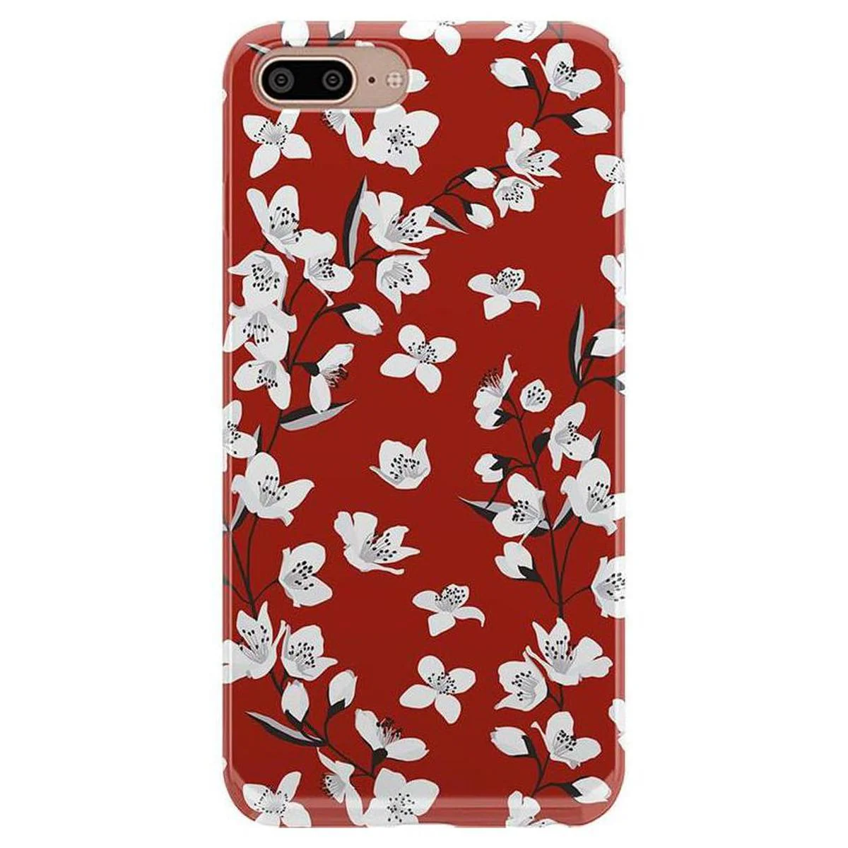 Floral Forest | Red Cherry Blossom Floral Case - Image 7