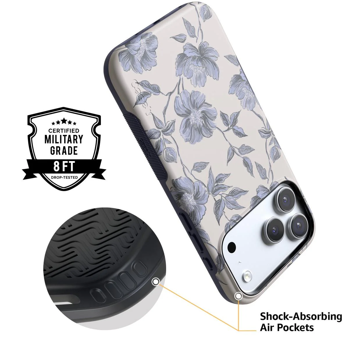 Ink & Iris | Vintage Floral Case - Image 4