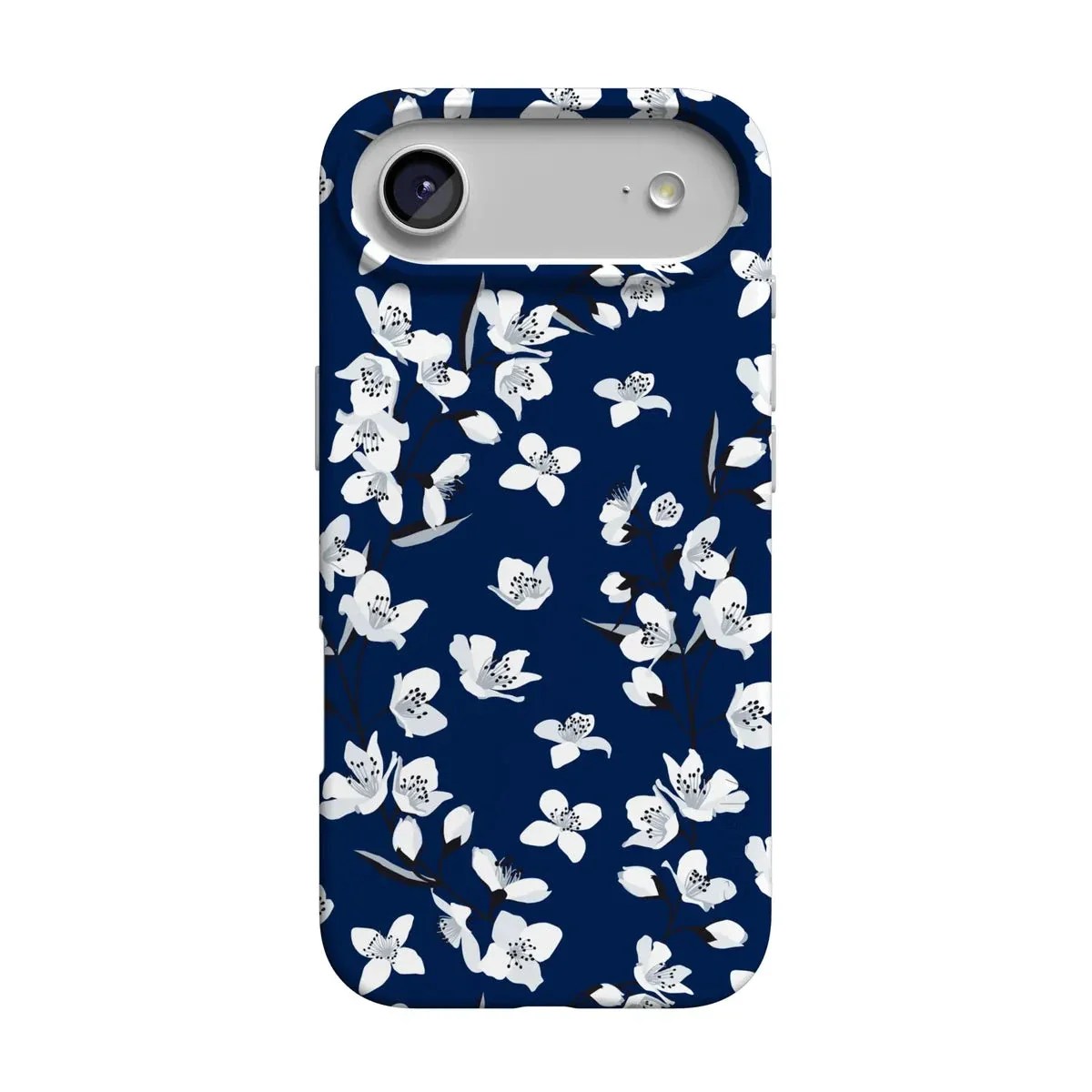 Floral Forest | Navy Cherry Blossom Floral Case - Image 121